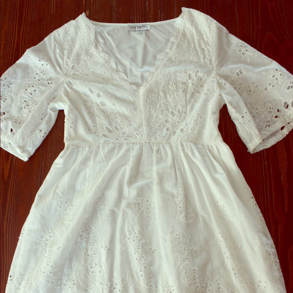White dress